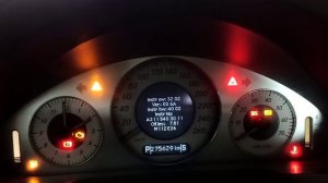 Mercedes w211 отключаем ESP\BAS\ABS в дорестайловых моделях