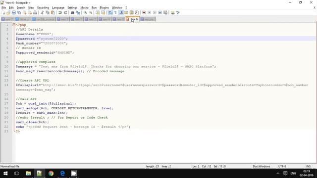 Bulk SMS Gateway integrate with PHP смотреть онлайн