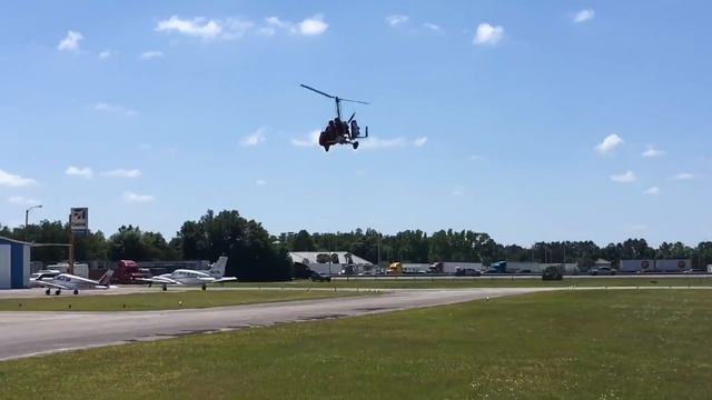 Donny Potts doing 180 in his American Ranger gyroplane смотреть онлайн