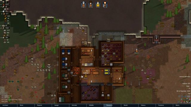 Rimworld 1.0 Vanilla- Let's Play- Randy Random #5- A death in the colony смотреть онлайн