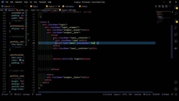 React Login Page || React, Node.js