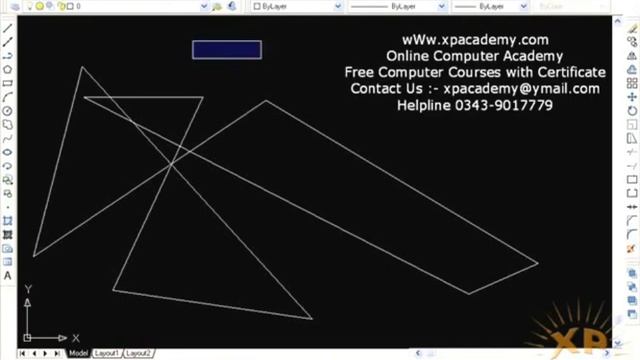 Autocad 2006 Urdu Hindi Tutorial Part 2 Line Tool смотреть онлайн
