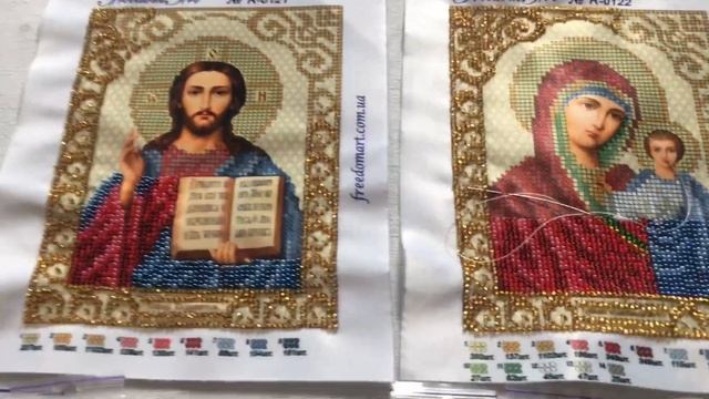 Вышивка бисером Венчальные иконы смотреть онлайн