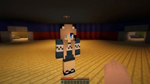 НУБ И ДЕВУШКА ПРО ПРОТИВ СТРАШНЫЕ ЯМЫ МОНСТРОВ В МАЙНКРАФТ! Поезд Пожиратель и Among Us