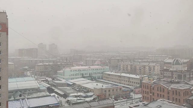 Снежное утро в Чите таймлапс смотреть онлайн