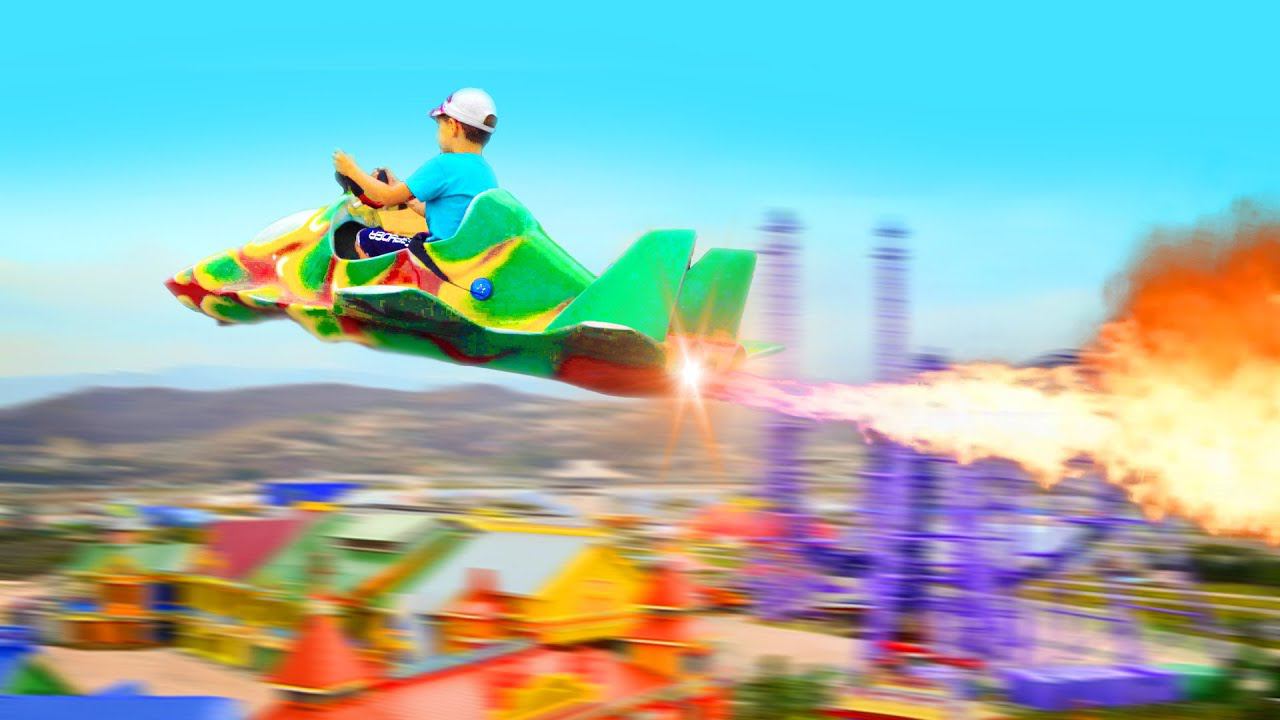 Улетел на Карусели в ПАРКЕ РАЗВЛЕЧЕНИЙ / Эрик Шоу смотреть онлайн