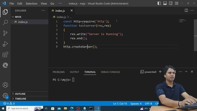 #16| Create a Web Server in Node | Full Stack Development using MERN смотреть онлайн
