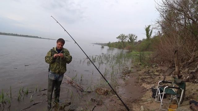 Весенняя Рыбалка с Берега на Реке Волге Ловля Голавля на Донку Фидер смотреть онлайн