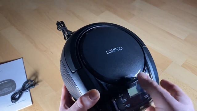 Tragbarer CD-Player Boombox Bluetooth für Kinder mit Radio FM Port für USB... unboxing und Anleitun смотреть онлайн