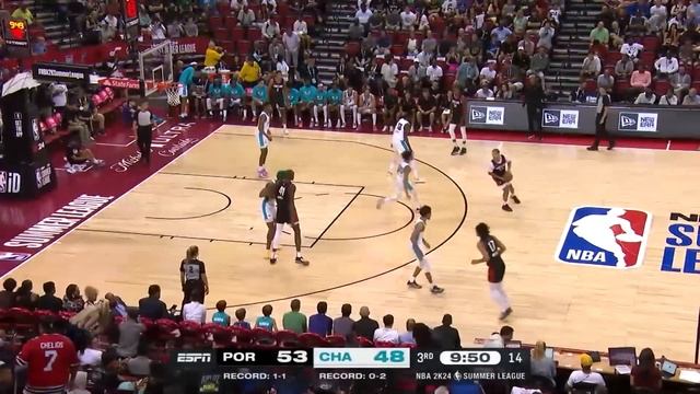 TRAIL BLAZERS vs HORNETS | NBA SUMMER LEAGUE | FULL GAME HIGHLIGHTS смотреть онлайн