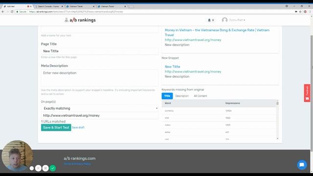 SEO Split Testing With A/B Rankings: Creating Your First Test смотреть онлайн