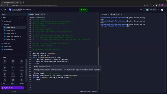 W2D1: Intro to Coding Live (Python) смотреть онлайн