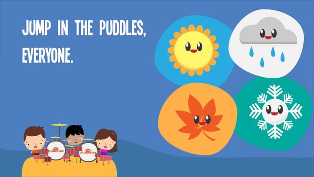 What's The Weather Like Today Song Lyrics Video for Kids The Kiboomers смотреть онлайн