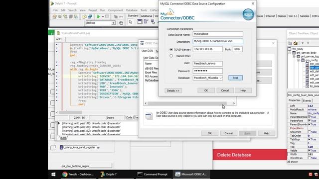 DELPHI #BAG15 MENGHUBUNGKAN DATABASE MYSQL PADA WEB HOSTING | COCOK UNTUK PENGUJIAN смотреть онлайн