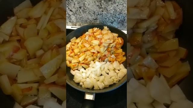 Оленегорская молодая жареная картошка со Старорусскими лисичками в Мурманске смотреть онлайн