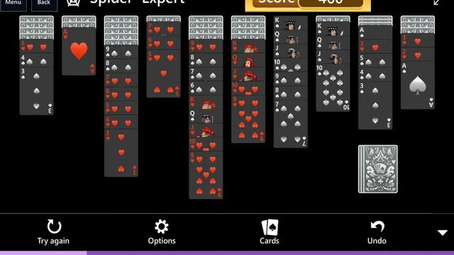Star Club\Solitaire Dark\Spider (#14): Expert - Earn a score of 700 смотреть онлайн