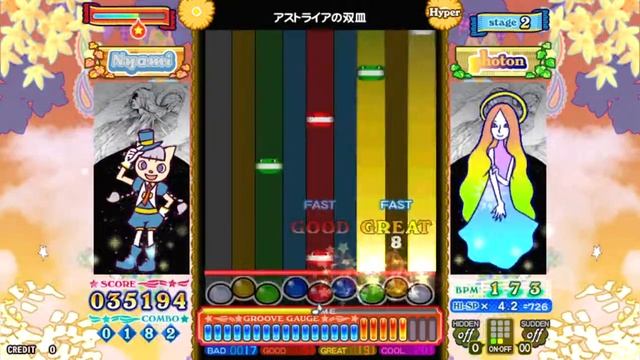 [pop'n music éclale] アストライアの双皿 (ZODIAC ORACLE 7) (H) смотреть онлайн