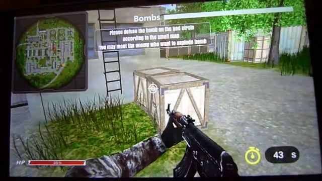 пример игры AR Gun VAR PARK A8-R с джойстиком управления игрой смотреть онлайн