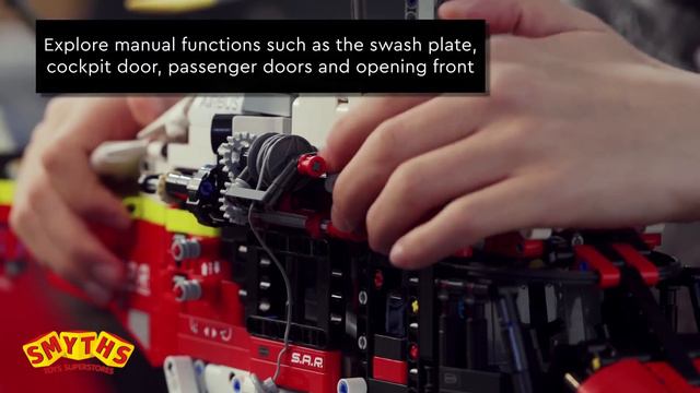 LEGO 42145 Technic Airbus H175 Rescue Helicopter Toy Model - Smyths Toys смотреть онлайн