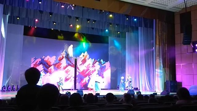 Небольшое попурри «Хрустальный трон» Дворца Пионеров на Воробьевых горах 30.12.2018 смотреть онлайн