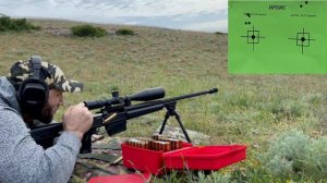 Винтовка Орсис т-5000, калибр 7.62х67. Tест  Vihtavuori и  Irbis,  стрельба на кучность 100 метров.