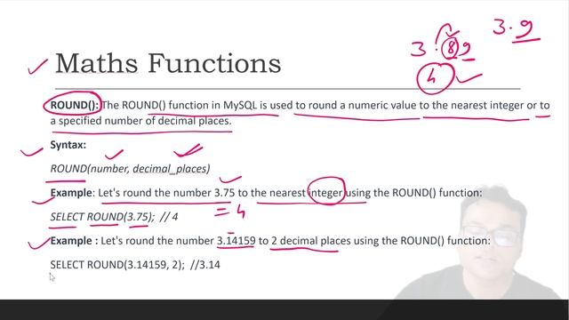 CUET UG / PG Computer Science Exam #10 : Maths Functions of SQL | POWER | ROUND | MOD смотреть онлайн