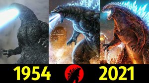 Годзилла - Эволюция (1954 - 2021) ! Все Появления Кайдзю !