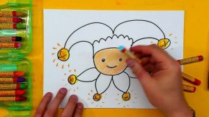 Рисуем ПЕТРУШКУ на Масленицу / Урок рисования для детей