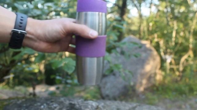 Термокружка Bergner 380мл, обзор + мини тест смотреть онлайн