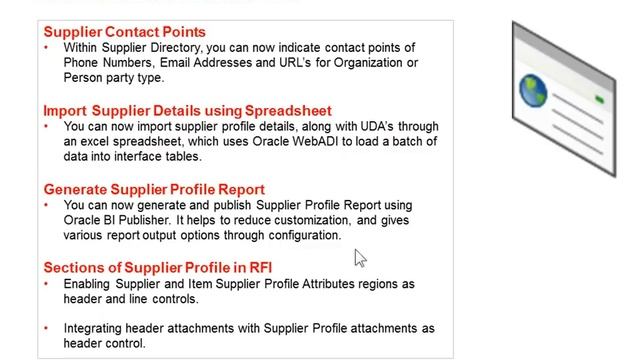 R12i Oracle Supplier Lifecycle Management - New Features in R12.1.3 смотреть онлайн