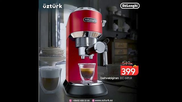 Qəhvə bişirən. kofe aparatı. Delonghi EC 685.R. ?? +994554131222 ? смотреть онлайн