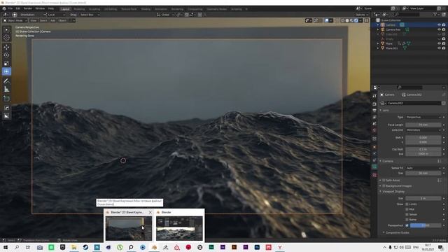 Как Создать Реалистичный Океан в Blender. смотреть онлайн