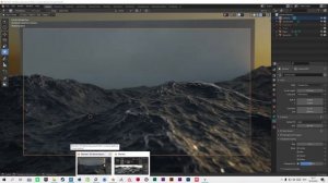 Как Создать Реалистичный Океан в Blender.