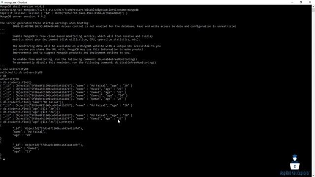 Where Condition in MongoBD Example | Filter & Search Documents |CRUD Operation | Asp.Net Core смотреть онлайн