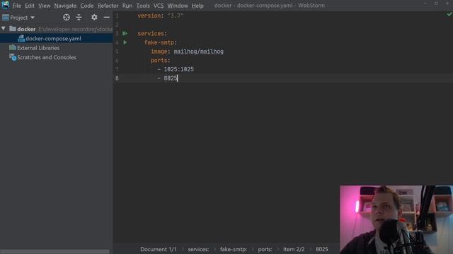 Docker Tutorial - basic setup sandbox smtp server with Mailhog in a Docker container смотреть онлайн