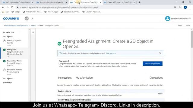 [C2] Android Graphics with OpenGL ES Solutions Advance App Development by Imperial College London смотреть онлайн