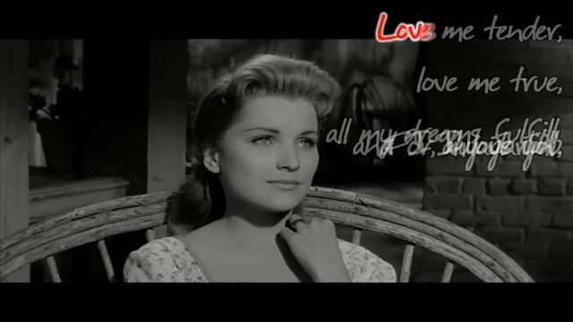 KARAOKE Elvis Presley Love me Tender смотреть онлайн