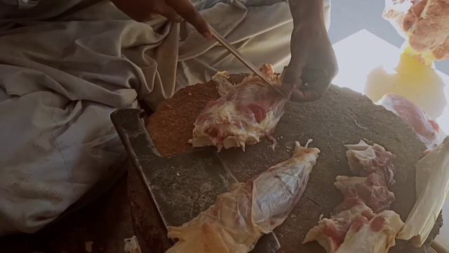 Bong Cutting, Beef Machli cutting in Pakistan смотреть онлайн