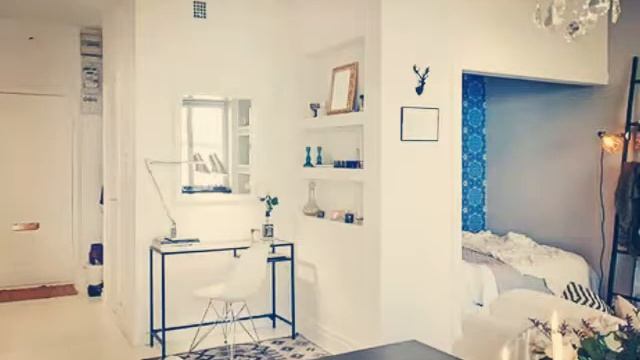 Интерьер квартиры площадью 36 кв.м. в Швеции смотреть онлайн