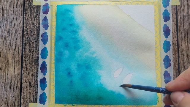 Tuto Aquarelle : ? La Mer Vue Du Ciel ?