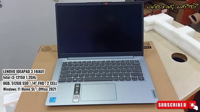 Lenovo Ideapad Slim 3 2022 Unboxing : Intel i3 12th Gen i3-1215U Laptop смотреть онлайн
