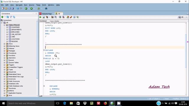 Oracle PL/SQL LOOP with Example смотреть онлайн