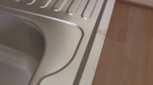 Установка накладной мойки