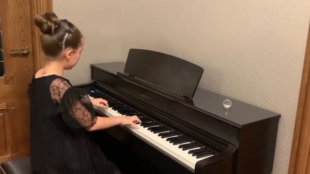 К.Черни Op.299 Этюд N 3 Исполняет Анастасия Селедкова 5 класс