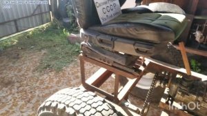 Изготовил ременное сцепление на минитракторе и поехал. Продаю самоделку!!!