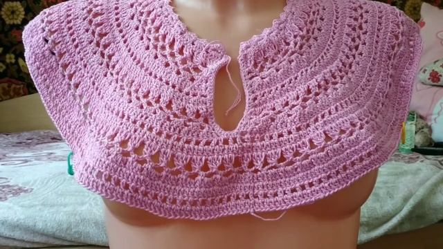 МОИ ЛЕТНИЕ ПРОЦЕССЫ.ТУНИКА ИЗ ДИВЫ. КАРДИГАН ДЛЯ МАМЫ из хлопка.Немного круглой кокетки.