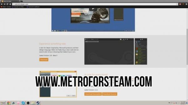 How to change your steam skin!
