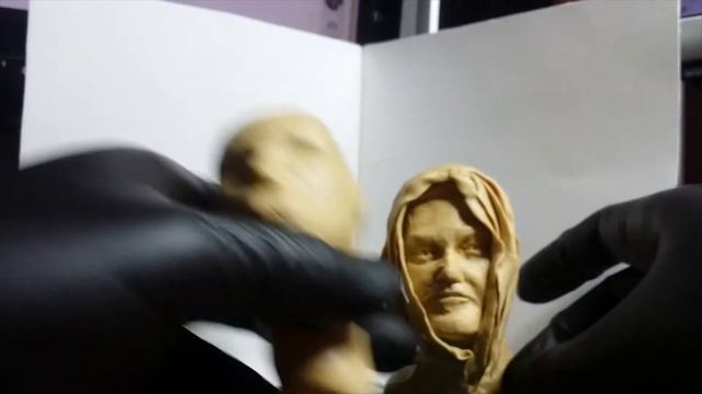 Лепка из пластилина головы. Женская голова из пластилина. Как лепить голову девушки. Уроки лепки. смотреть онлайн