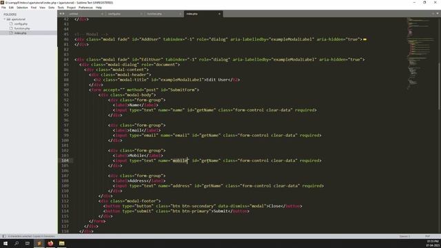How to Edit Record from Database using AJAX, jQuery, PHP, MySQLi смотреть онлайн