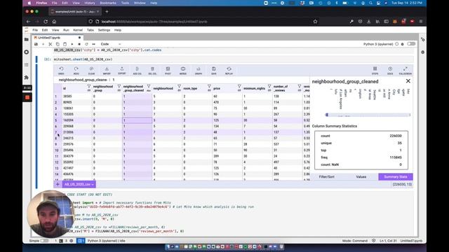 Predicting AirBnB prices using Mito and Scikit-learn смотреть онлайн